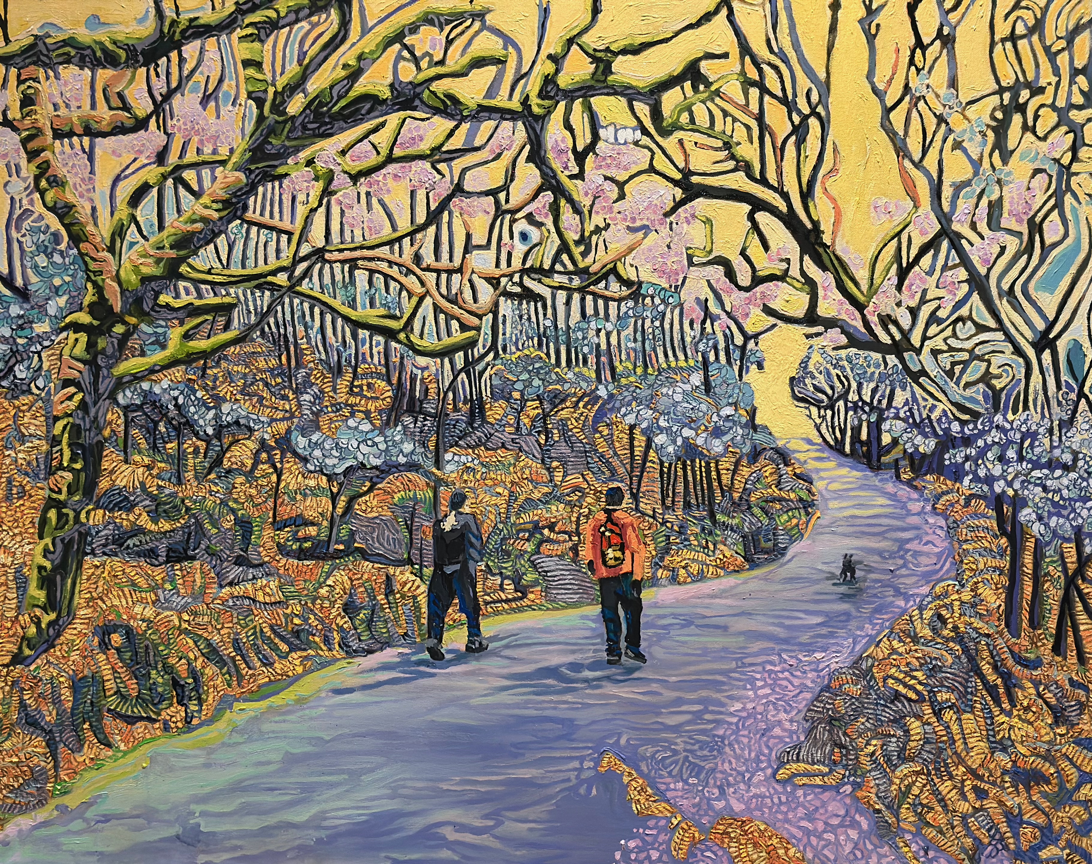 Enchanted - Oil on Canvas- 23 x 40 inches  - 2025 - Irish and Canadian Artist - Art van Leeuwen