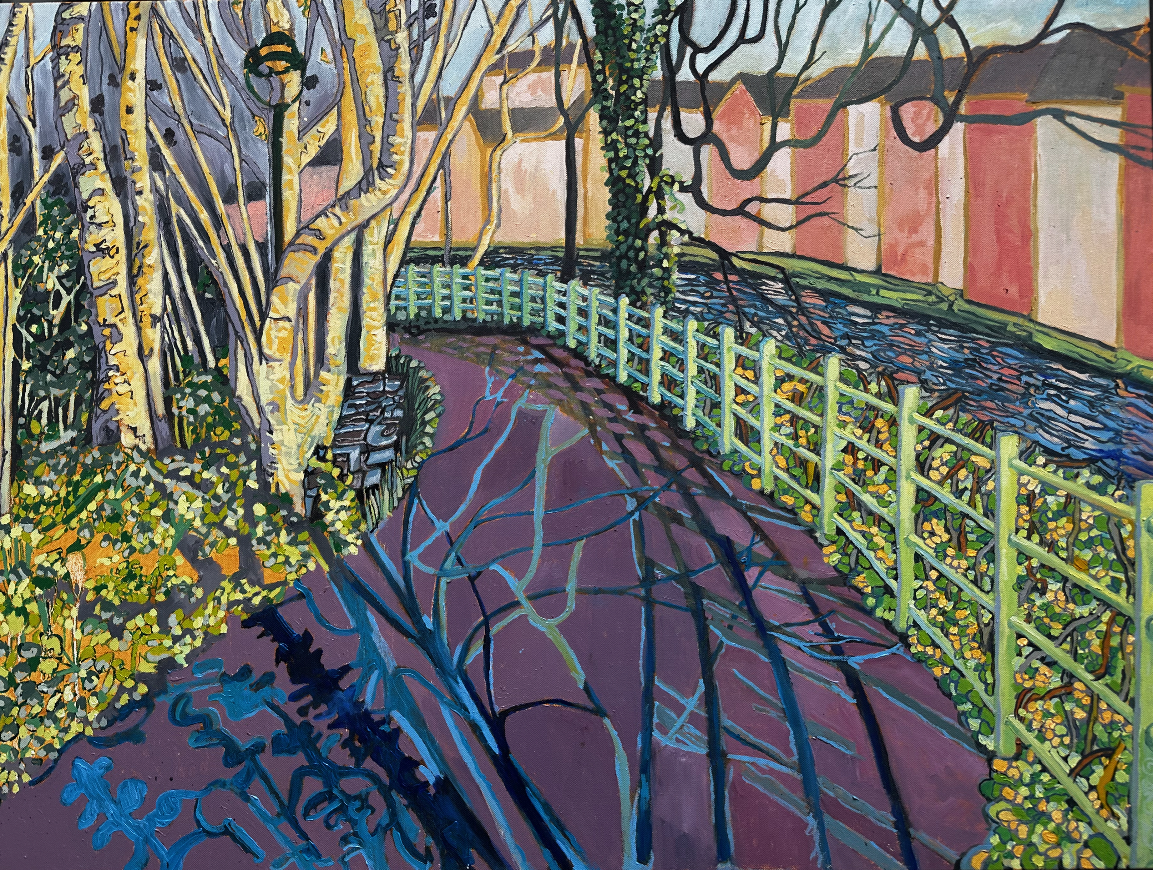 Run -  Oil on Canvas- 30 x 40 inches  - 2025 - Irish and Canadian Artist - Art van Leeuwen