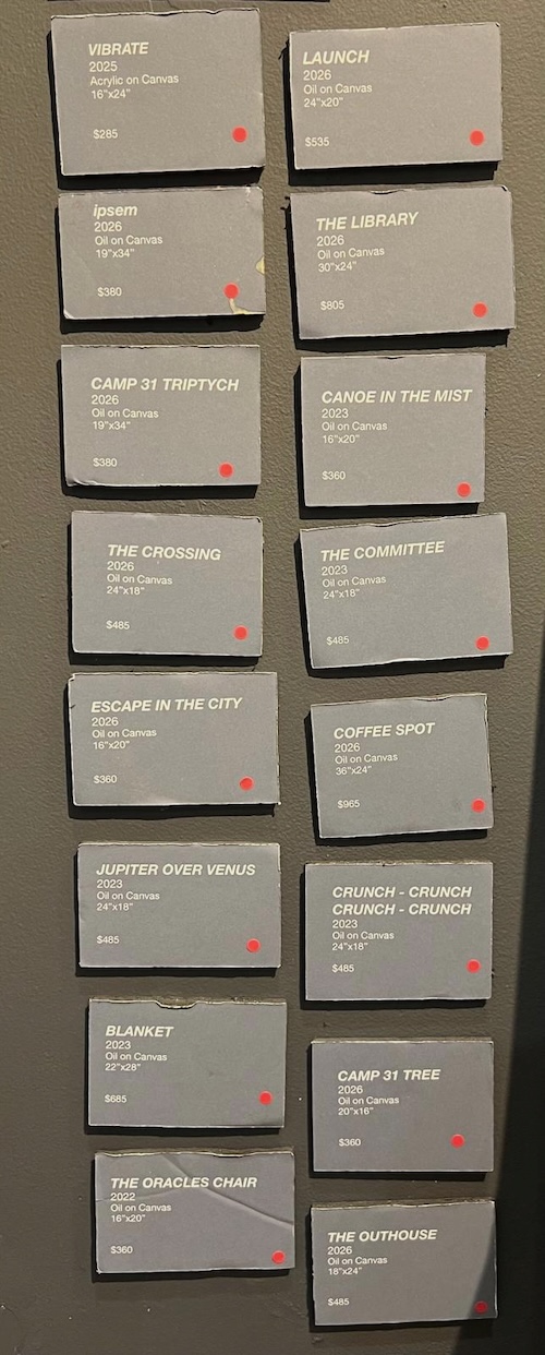 sold loads of work at the one of a kind show