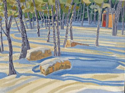 the-outhouse-ottawa-river---westmeath-ontario-by-canadian-and-cork-ireland--artist---art-van-leeuwen